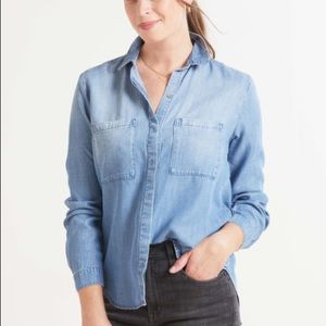 Cloth And Stone Denim Shirttail Button Down